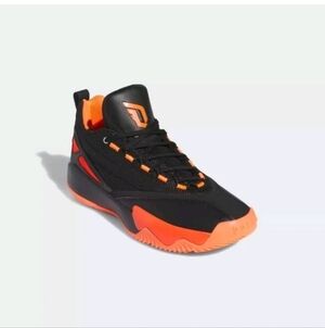 adidas Dame Certified 2 Low Lillard Black Red Mens 12.5 Basketball Shoes IE7791